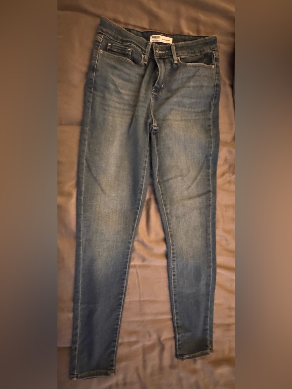 Signature by Levi Strauss Women's Blue Skinny Jeans
